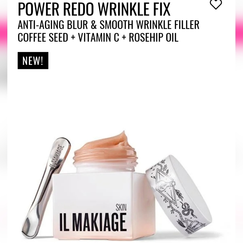 NWT IL Makiage Power Redo anti-aging blur & smooth wrinkle filler .67 fl…